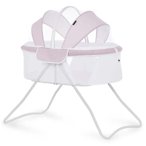 Dream On Me Day Dreamer 2-in-1 Convertible and Portable Bassinet in Lavender, Easy to Fold