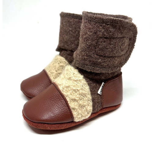 Little Earth Felted Wool Booties