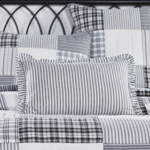 VHC Brands Sawyer Mill Cotton Striped Lumbar Pillow | Wayfair