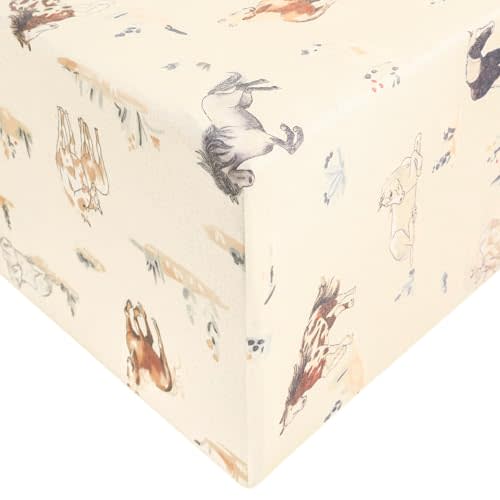 Premium Fitted Knit Crib Sheet/Toddler Sheet Montana by Copper Pearl