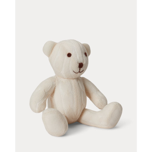 Small Cable Cashmere Bear