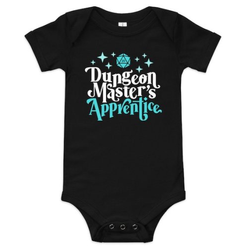 Dungeon Master's Apprentice Baby One Piece Dungeon Master - Etsy