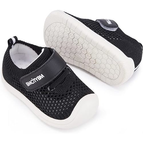 BMCiTYBM Baby Boy Girl Shoes Breathable Mesh Walking Shoes Lightweight Non-Slip Sneakers Infant First Walkers 6 9 12 18 24 Month