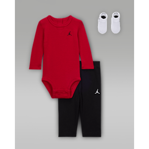 Jordan Baby Essentials Long Sleeve Bodysuit Boxed Set. Nike.com