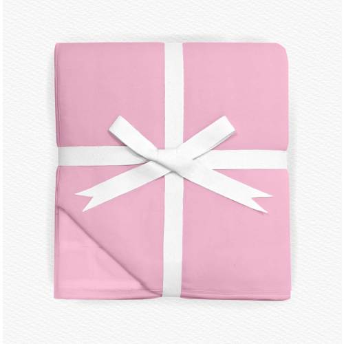 Snuggle Up Solid Bubblegum - Bamboo Blankets