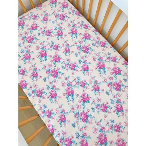 Stretch Crib Sheet, Garden Secrets