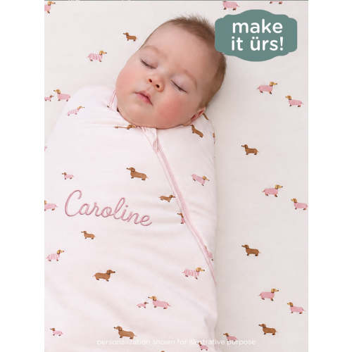 Swaddle Sleep Sack - Girl Dog / 1.0 TOG