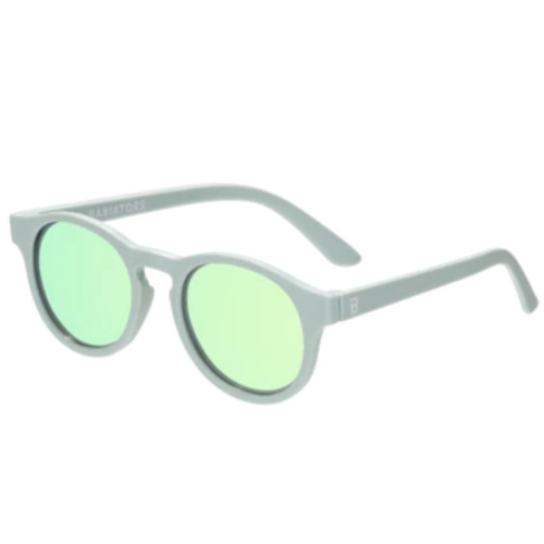 Seafoam Blue Keyhole | Seafoam Polarized Mirrored Lens – Babiators Sunglasses