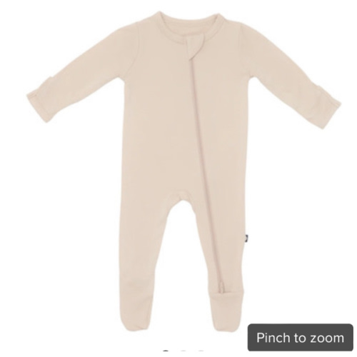 Buy Kyte BABY Zippered Footie Bisque 0-3 Months at Well.ca | Free Shipping $35+ in Canada