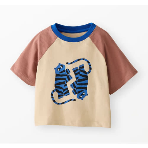 Oversized Raglan Sleeve Graphic T-Shirt (12-18 m)