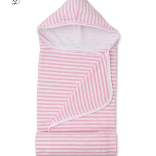 Terry Beach Towel - Pink Stripes | The Little Lane Shop
