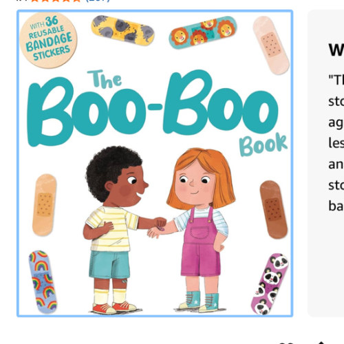 The Boo-Boo Book: an Interactive Storybook with 36 Reusable Bandage Stickers