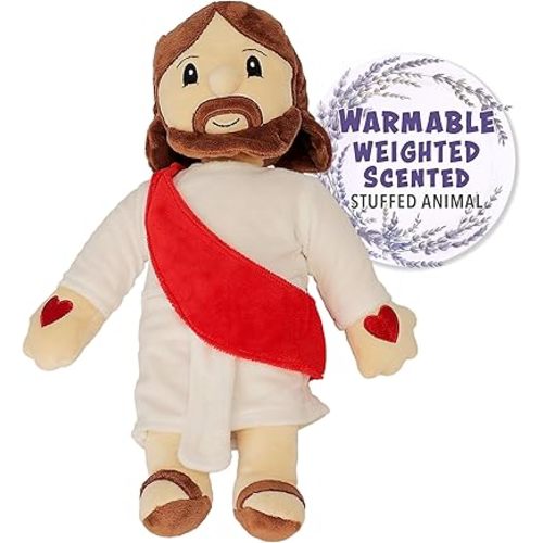 1i4 Group Warm Pals - Jesus - Cozy Lavender Scented Plush Toys - Stuffed Jesus Plush - Coolable Comfort Plushie - Christian Toys