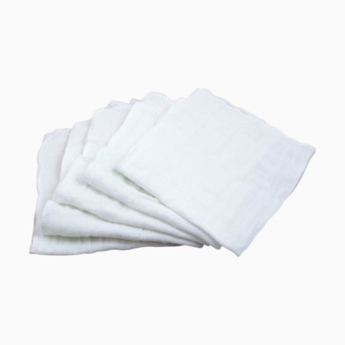 Muslin Cloths (5 Pack) - White