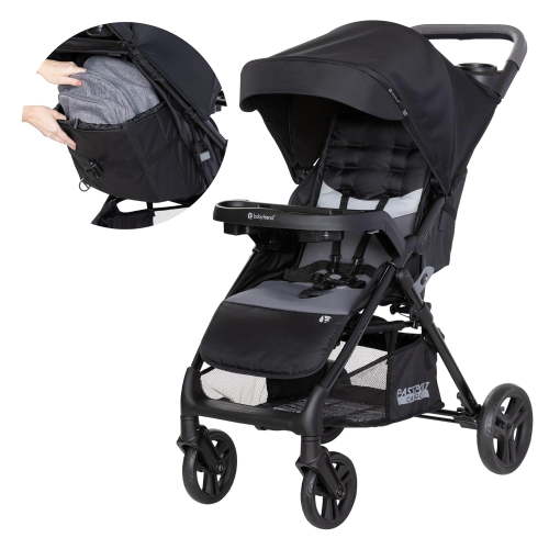 Baby Trend Passport Cargo Stroller with Extra Storage, Fieldstone Grey