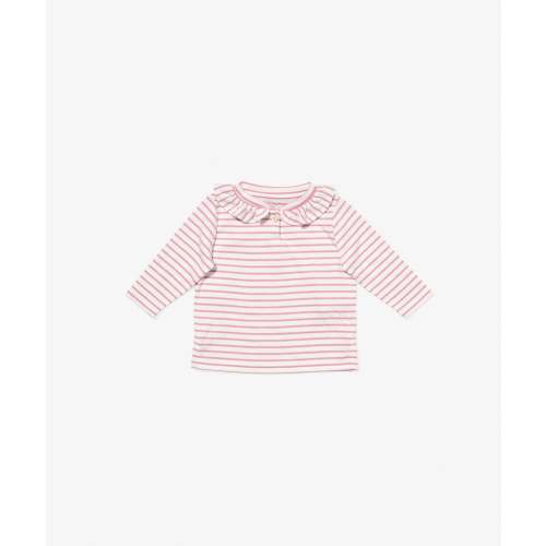 Hen Baby Shirt, Rose Mini Stripe
