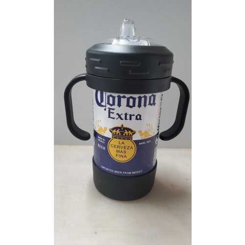 Adult Themed Insulated Sippy Cup: Corona Beer Design - Gag Gift