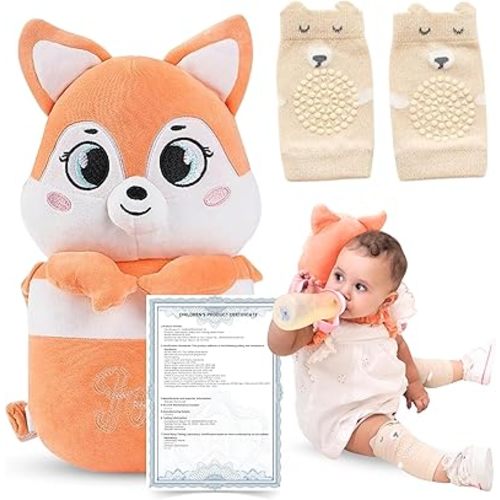 premium Baby Head Protector Backpack Walker Pillow with Baby Knee Pads for Crawling gift Safety for Walking Toddler Leash Wheels Adjustabl Newborn Essentials Must Haves Registry Search Boys girl gifts