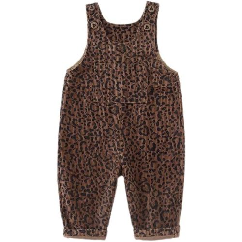 6Months-3Years Baby Girls Boys Denim Overalls Toddler Heart Print Bib Pants Kids Jeans Jumpsuit