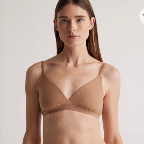 Second Skin Crossover Bralette (2-pack) in Cocoa