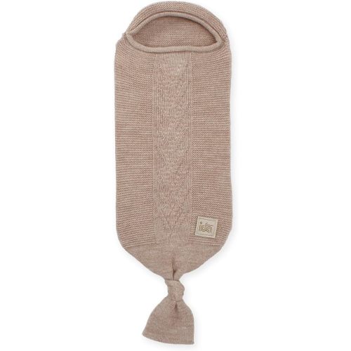 Cocoon Baby Blanket – Soft Hattush Yarn Baby Swaddle Sack (Stone)