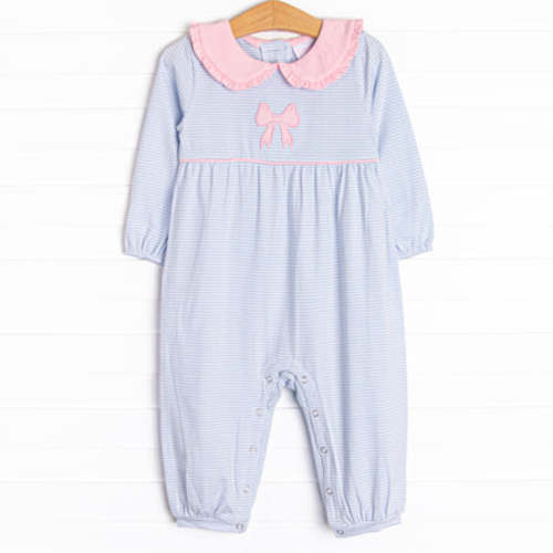 Finishing Touch Applique Romper, Blue – Stitchy Fish