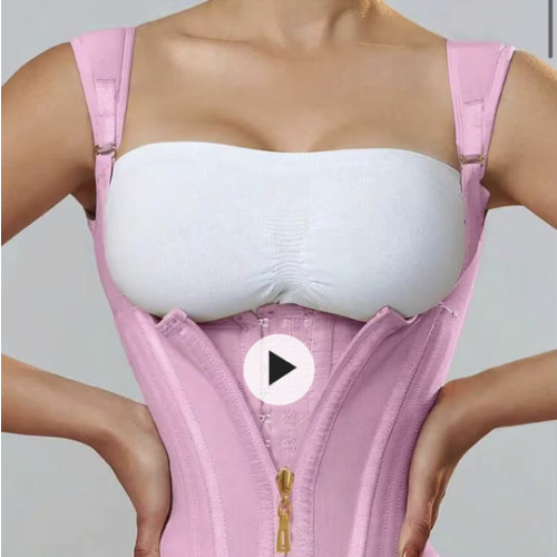 Fajas Colombianas - Corsé moldeador de cintura de doble compresión para mujer, con hueso, cremallera ajustable y ganchos, moldeador de vientre plano. | SHEIN USA