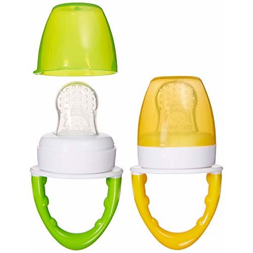 Amazon Brand - Mama Bear Silicone Feeder (Pack of 2)