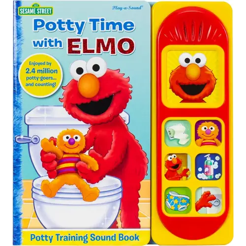 Sesame Street - Potty Time with Elmo - Potty Training Sound Book - PI Kids