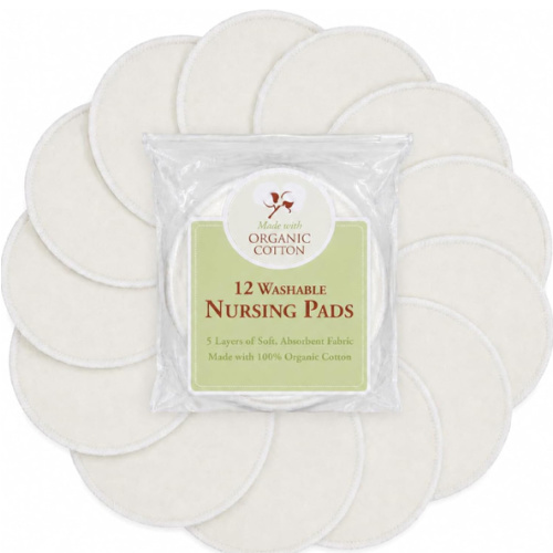 Nursing Pads Made with Organic Cotton