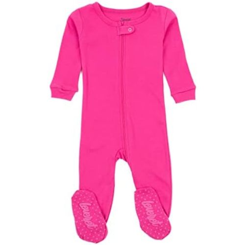 Leveret Kids Pajamas Baby Boys Girls Footed Pajamas Sleeper 100% Cotton Striped (Size 6-12 Months-5 Toddler)
