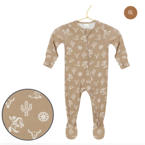 Wyatt Zipper Footies