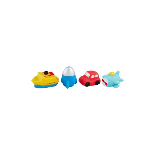 Set of 4 Transportaion Light-Up Bath Toys