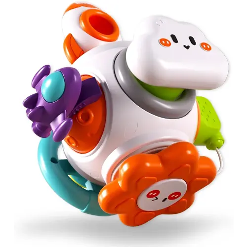 Montessori Sensory Toys for Toddlers 1-3 - Travel Activities Busy Board Cube - Baby Gifts for 6 9 12 18 Months 1 2 One Year Old Infant Boys Girls - Airplane Plane Car Travel Toys Educational Learning