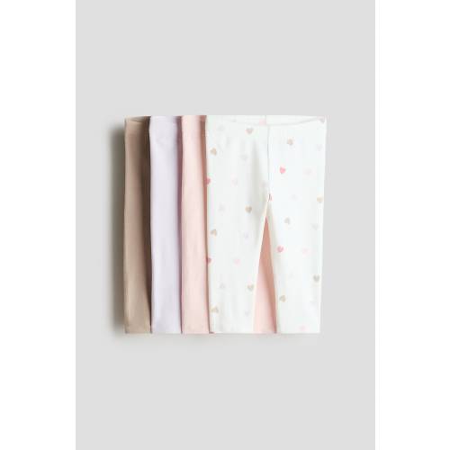 4-PACK COTTON JERSEY LEGGINGS