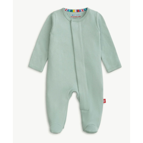 Magnetic Footie – Sprout Color, Size 3-6 Months