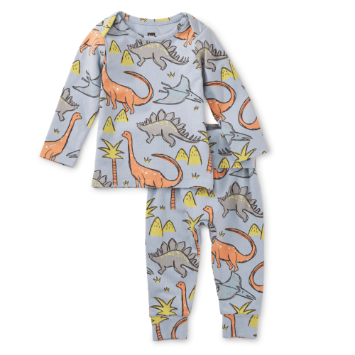 LAYETTE BOY & Baby Dinos & Baby Lap Shoulder Top Set & SET & Tea Collection