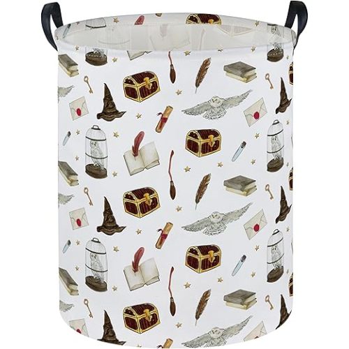 Kids Laundry Hamper,Magic Laundry Basket Collapsible Cute Storage Baskets for Home Decor,Office,Home Organizer,(Magic