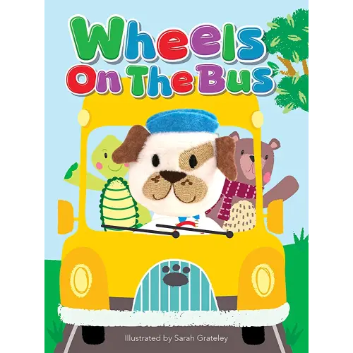 Wheels on the Bus - Finger Puppet Board Book - Novelty Board Book (Finger Puppet Storybooks for Babies & Toddlers)