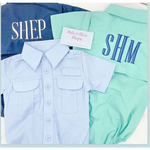 Fishing shirt, Monogrammed fishing onesie, fishing romper, monogram beach shirt