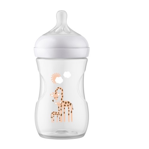Avent Natural Response Baby Bottle 260ml Giraffe