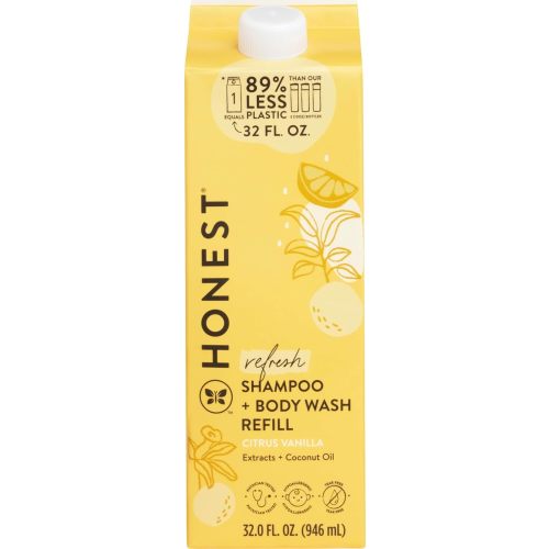 The Honest Company Shampoo Body Wash Refill Carton, Citrus Vanilla Refresh