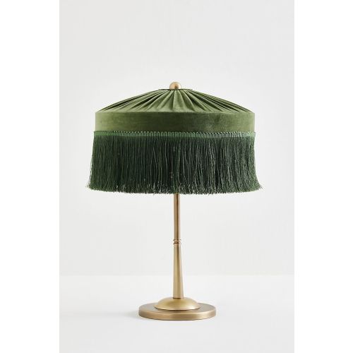 Sinclair Fringe Velvet Table Lamp