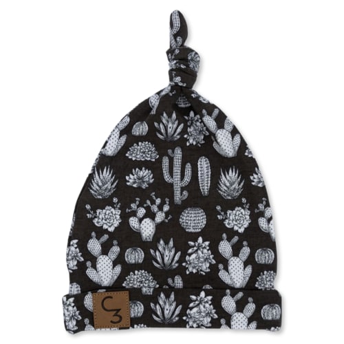 Vintage Cactus Newborn Baby Hat
