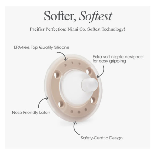 Ninni Pacifier Oatmeal 2 Pack