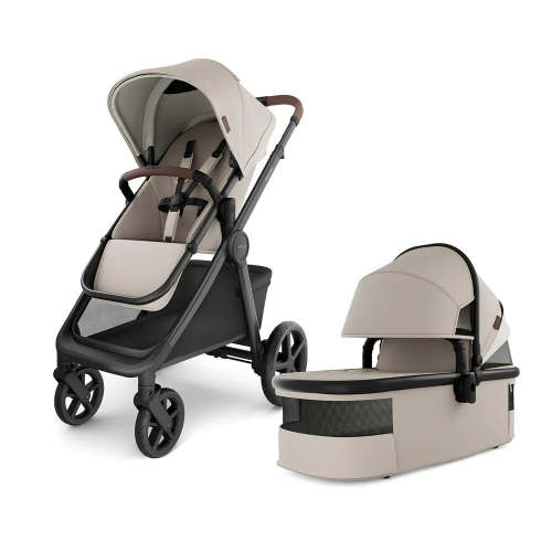 Ultimate 3 Full Size Baby Stroller  + Bassinet - Dune Sand