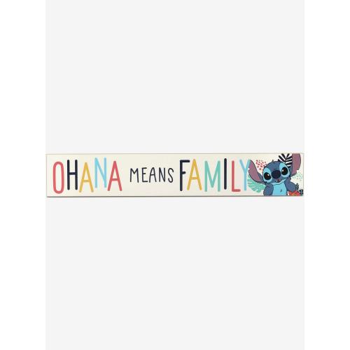 Disney Lilo & Stitch Ohana Means Family Wall Decor