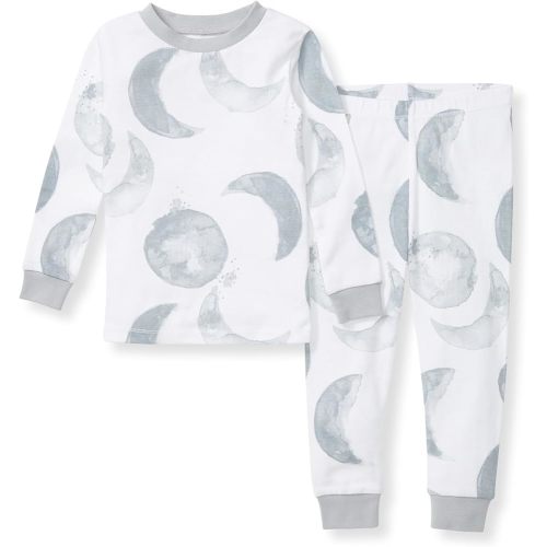 Burt's Bees Baby Boys' 2-Piece Long Sleeve Tee and Pants Organic Cotton Pajama Set