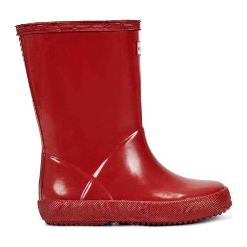 Kids First Gloss Rain Boots - Military Red | Hunter Boots
