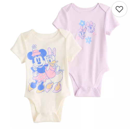 Disney's Minnie Mouse & Daisy Duck Baby & Toddler 2-Pack Bodysuit by Jumping Beans®
